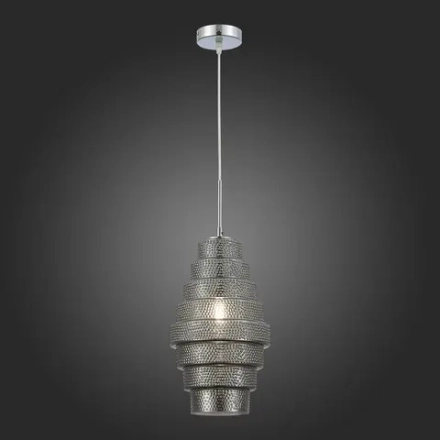 SL1001.103.01 Подвес ST-Luce Хром/Дымчатый E27 1*40W