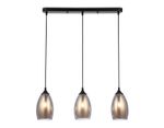 Светильник подвесной TR3537/3 BK/SM/FR черный/дымчатый/белый матовый E27/3 max 40W 640*120*820