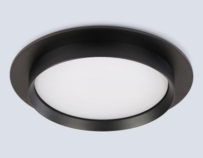 Светильник встраиваемый TU5015 BK черный IP20 GX70 D150*45