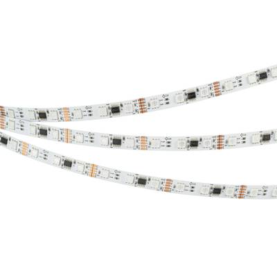 Светодиодная лента DMX-B60-10mm 12V RGB-PX3 (14 W/m, IP20, 5060, 5m) (Arlight, бегущий огонь)