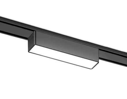 Светильник светодиодный трековый для шинопровода Magnetic Ultra Slim GV1443 BK черный IP20 5W 4200K 48V 122*26*24