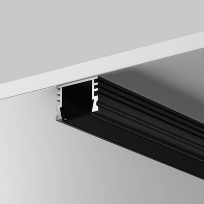 Рассеиватель для профиля 16×12 (Чёрный, 2 м), ALM-005-B-DF-2M 642024. TM Maytoni