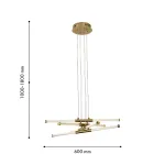 Подвесная люстра Vigas 4469-4P, LED*32W, 4060LM, 4000K. ТМ F-Promo