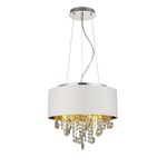SL1350.503.04 Светильник подвесной ST-Luce Хром/Белый, Золотистый, Прозрачный E14 4*40W