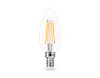 Лампа светодиодная Filament 351514 LED C35 15W E14 4000K 220-240V
