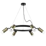 LR0163161 Люстра RULLO 6х50W GU10 ЧЕРНЫЙ/БРОНЗА (571016+214431-6+202431-6)