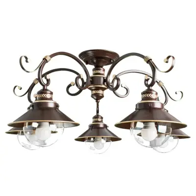 Потолочная люстра Arte Lamp GRAZIOSO A4577PL-5CK, 5хE27