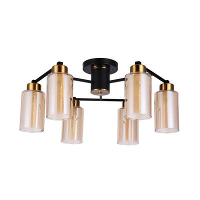 Потолочная люстра Arte Lamp LEO A7027PL-6BK, 6хE14