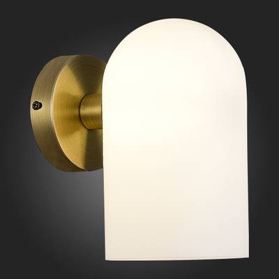 SLE1047-301-01 Бра Бронза/Молочно-белый E14 1*40W