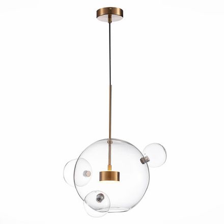 SL1133.203.01 Светильник подвесной ST-Luce Латунь/Прозрачный LED 1*14W 3000K