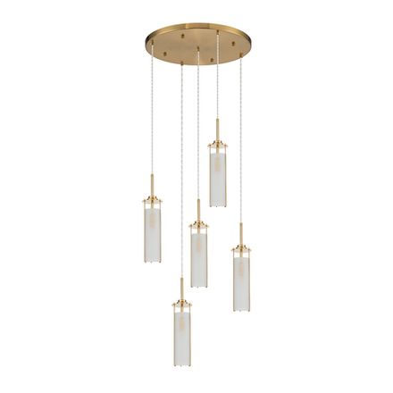 Подвесной светильник Indigo 11038/5PL Brass, 5хE14