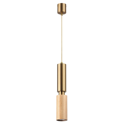 7061/1A MINIMA ODL25 217 Подвесной светильник светлое дерево/металл IP20 GU10 LED 7W 220V CAUCHO