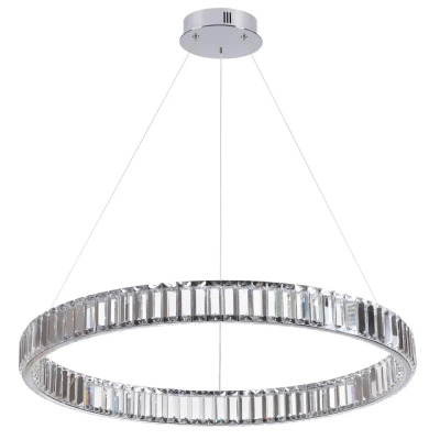4930/45L L-VISION ODL24 591 хром/прозрачный металл/хрусталь Люстра LED 45W 4000K 5350Лм VEKIA