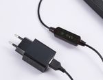 Светильник светодиодный напольный RGB с пультом FL8027 BK черный LED 20W RGB D32*1650 (ПДУ РАДИО 2.4G)