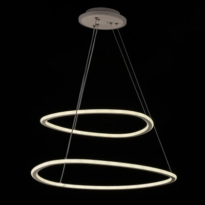 Citilux ТRIO CL215B060E LED Люстра подвесная с пультом Белая