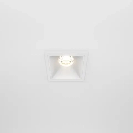 Встраиваемый светильник Альфа / Alfa LED 10 Вт 3000 К 36°, DL043-01-10W3K-SQ-W. TM Maytoni