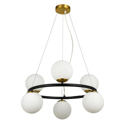 Подвесная люстра Arte Lamp ALCOR A2224SP-6BK, 6хE14
