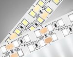 Светодиодная лента двухрядная GS1702 2835 240Led/ 24W m/ 12V IP20 4500K/ 5000*10*1.2mm/ кратность резки 25mm (2 конт.)