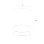 Точечный накладной светильник Arte Lamp ELLE A1909PL-1BK, LED