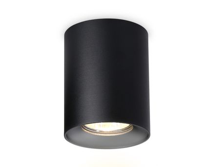 Светильник накладной TN213137 BK черный GU10 max 12W D80*100