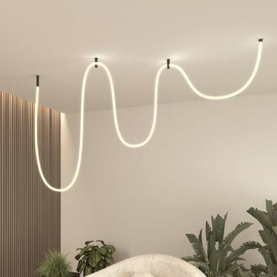 Гибкий неон 336Led 12W IP20 3000K Full light круглый теплый белый, 5 м без крепежа 24V 12W 336Led 2835 IP20
