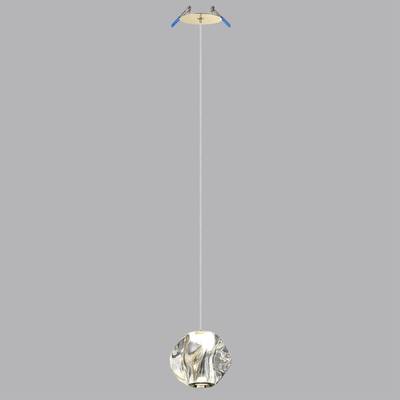 5085/5L L-VISION ODL25 555 золото/прозрачный/металл/акрил Подвес LED 5W 4000K 240Лм JEMSTONE