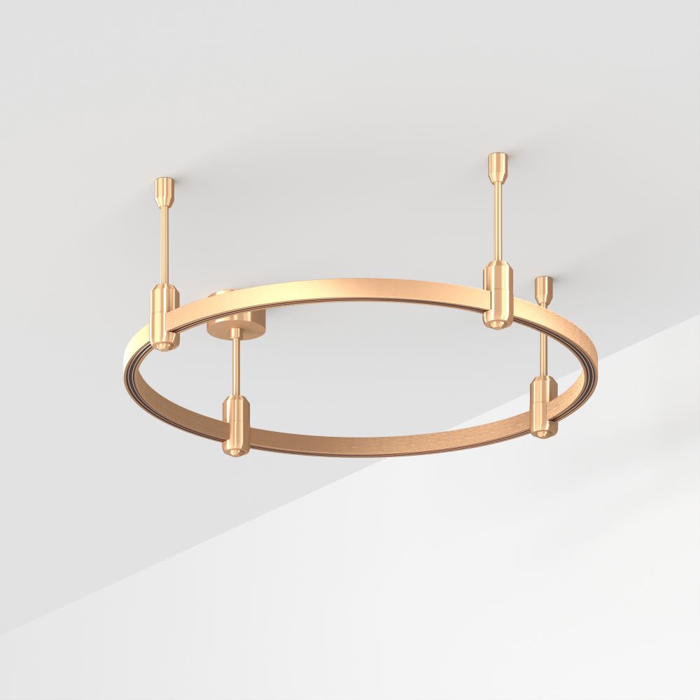 Основание ART-APRIORI-ROUND-ROD-200-R600 (GD) (Arlight, IP20 Металл, 3 года)