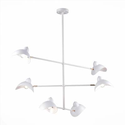 SL1801.503.06 Люстра подвесная ST-Luce Белый/Белый E14 6*60W