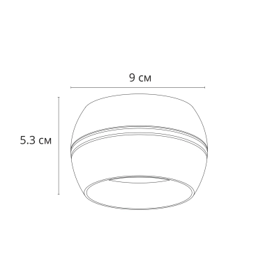 Точечный накладной светильник Arte Lamp GAMBO A5551PL-1WH, 1хGX53