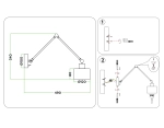 Настенный светильник с выключателем в стиле лофт TR8148 BK черный E27 max 40W 340*120*490