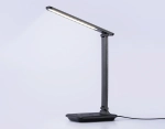 Светодиодная настольная лампа с диммером DE503 BK черный LED 3000-6400K 9W