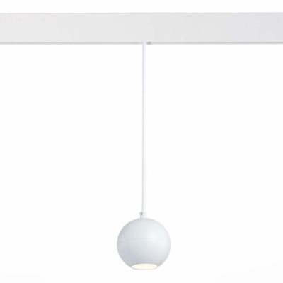 ST354.543.12 Магнитный трековый светильник подвесной белый LED 1*12W 4000K 750Lm Ra>80 36° IP20 D100xH92 48V