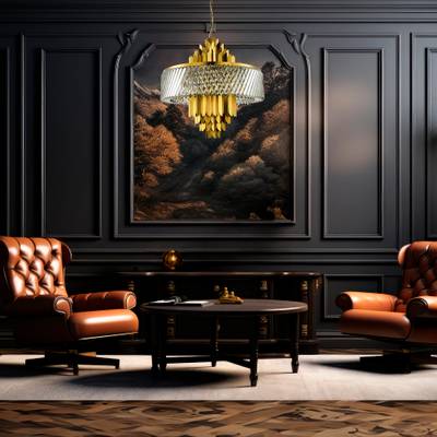 SL1635.303.13 Люстра подвесная ST-Luce Латунь/Прозрачный E14 13*40W