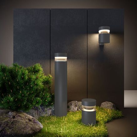 Ландшафтный светодиодный светильник IP54 1531 TECHNO LED серый