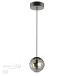 5041/12L L-VISION ODL24 543 черн./золото/дымчатый/металл/стеко Подвес LED 12W 4000К 1526Лм TRONI