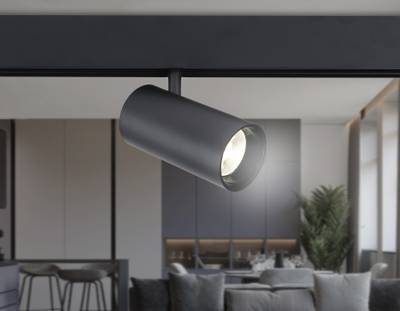 Светильник светодиодный для шинопровода Magnetic GL3841 BK черный 20W 4200K 48V IP20 24° D67*138