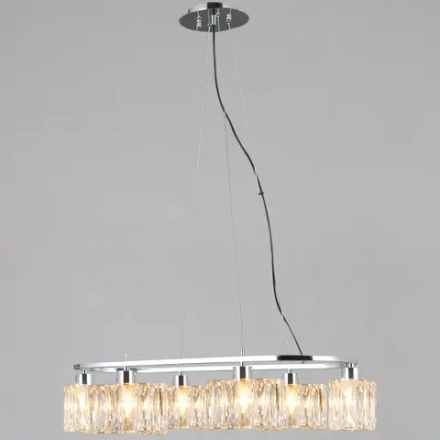 IL0834-6PSQ-26 CR DS светильник потолочный ILLUMICO, E14х6