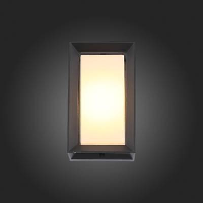 SL077.411.01 Светильник уличный настенный ST-Luce Черный/Белый LED 1*6W 3000K