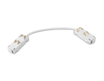 Коннектор питания гибкий для шинопровода Magnetic 220V GL1109 WH белый 250*28.5*18
