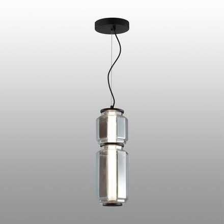 5408/20L HIGHTECH ODL_EX24 35 черный/дымчатый/металл/стекло/акрил Подвес LED 20W 3000K 1480Лм JAM