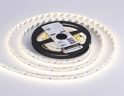 Светодиодная лента GS1502 2835 240Led/ 19.2W m/ 12V IP20 4500K/ 5000*10*1.2mm/ кратность резки 25mm (2 конт.)