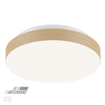 3066/AL MINI SN 207 Светильник пластик/белый/под светлое дерево LED 12Вт 4000К D215 IP43 SMALLI