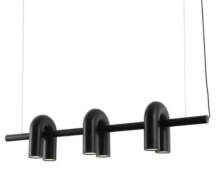 08465-3A,19 Подвес Канти черный w121*20 h150 Led 36W (3000-6000K)