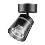 358648 OVER NT21 348 корпус черный/плафон дымчатый Светильник накладной светодиодный IP20 LED 4000K 20W 175-245V ARTIK