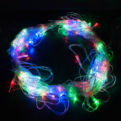 Новогодняя гирлянда сеть мульти 1,5*1,5м IP20 300-001 мульти