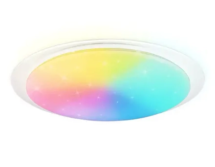 Светильник светодиодный RGB с пультом FZ780 WH белый IP20 60W 3000-6500K+RGB 570*55 (ПДУ ИК)