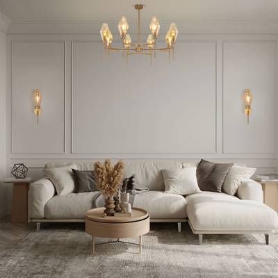 Потолочная люстра 60143/8 латунь