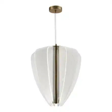 SL6509.213.01 Светильник подвесной ST-Luce Латунь/Прозрачный LED 1*75W 4000K