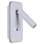 86204-9.2-001KT LED12W+USB WT светильник настенный