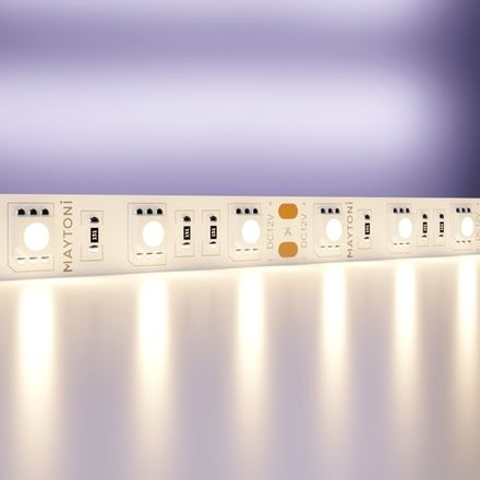 Светодиодная лента 12В 5050 14,4Вт/м 3000K 5м IP20, 10128. TM Maytoni